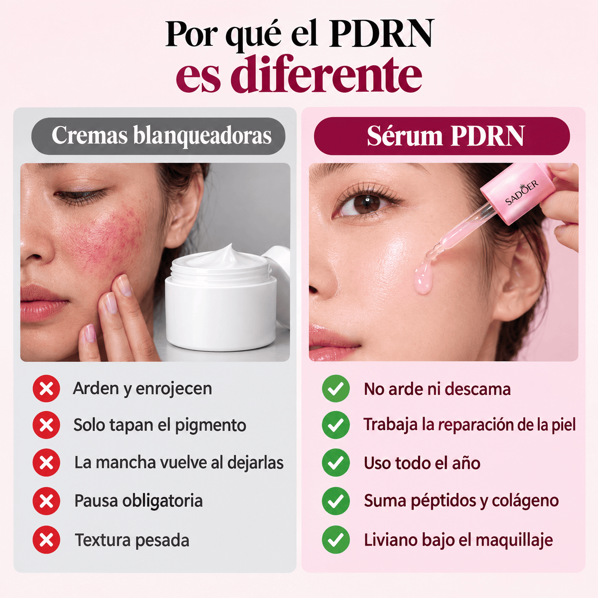 Sérum coreano 99% PDRN con péptidos y colágeno, 30 ml — Estela Couture
