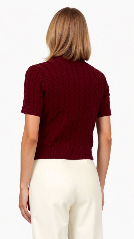 Cardigan Corto de Punto 'Faith'