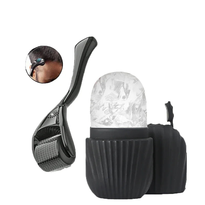 Rodillo facial y piedra gua sha
