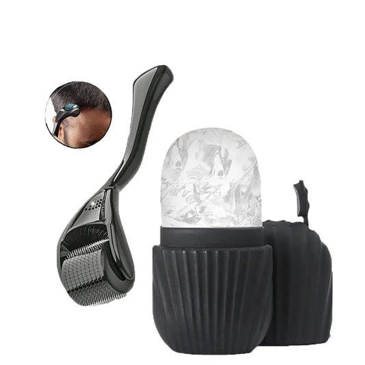 Rodillo facial y piedra gua sha