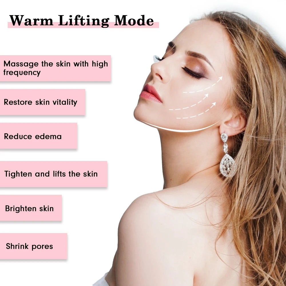 Modo de masaje del aparato facial