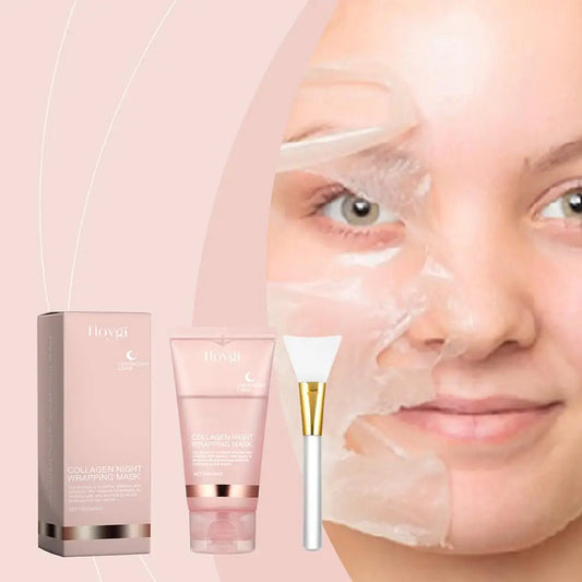 Mascarilla peel-off aplicada en el rostro