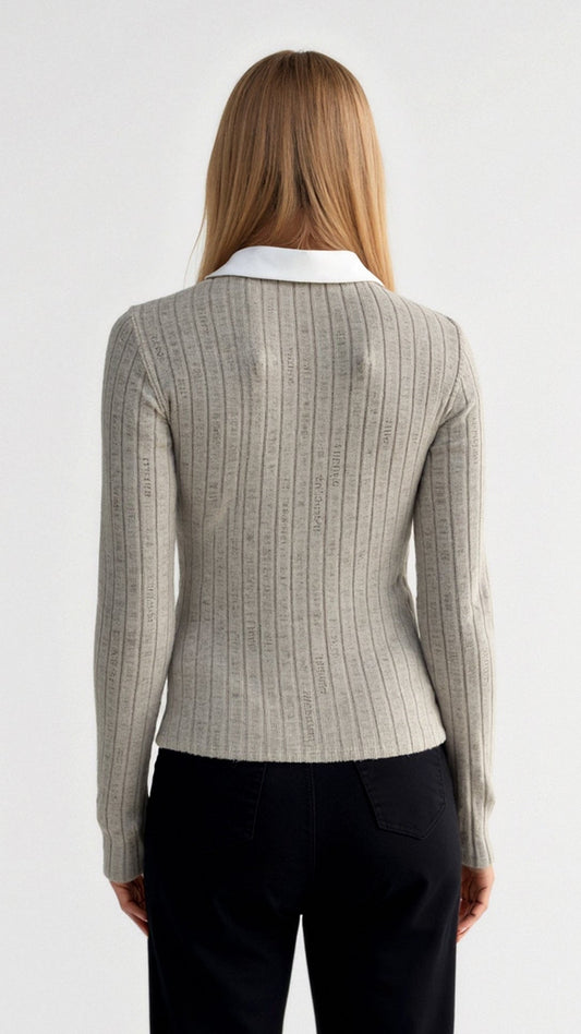 Blusa Elegante de Manga Larga Althea
