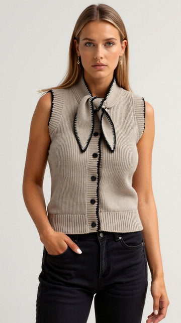 Chaleco de Punto Luxe 'Blair'