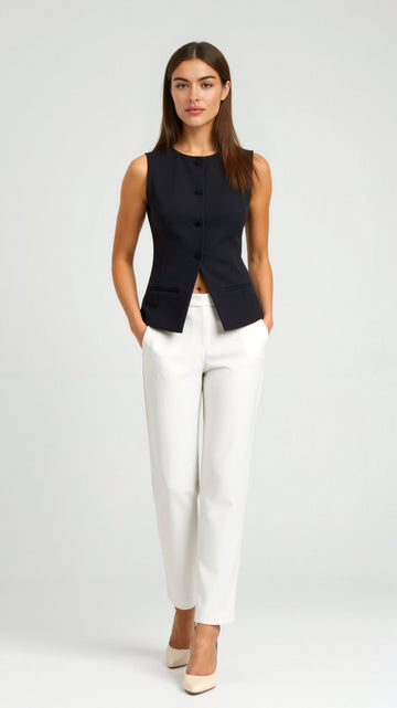 Blusa de Tirantes con Botones Ellie