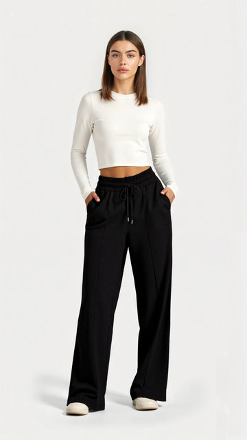 Pantalones Elegantes de Tela Premium