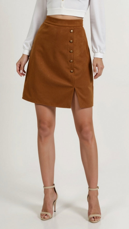Falda Elegante Abotonada Hope