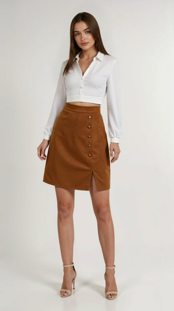 Falda Elegante Abotonada Hope