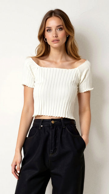 Blusa Isabel de Manga Corta