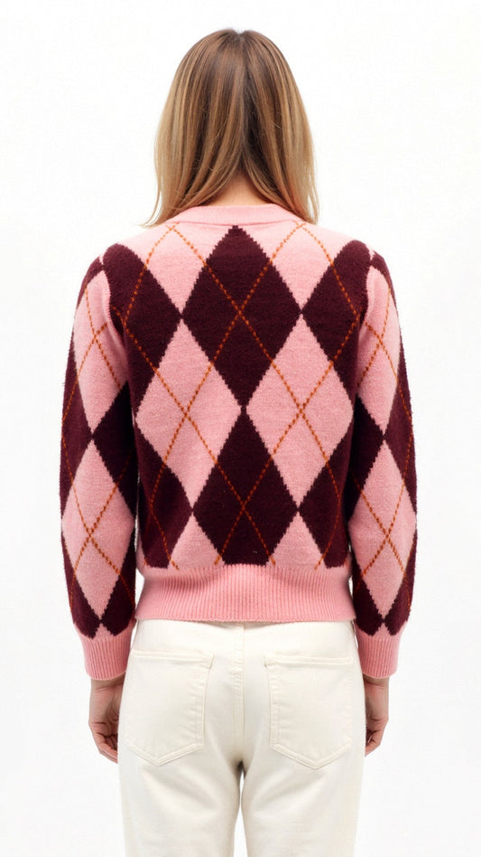 Cardigan de Larga Manga de Luxe