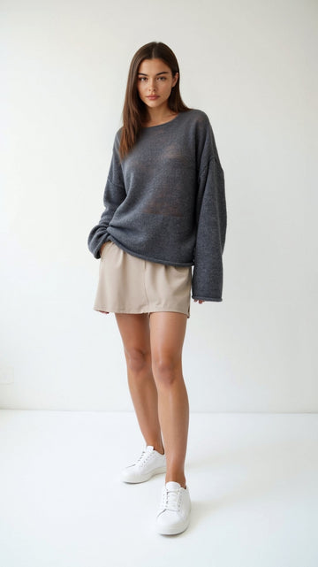 Suéter Oversized de Punto Pam