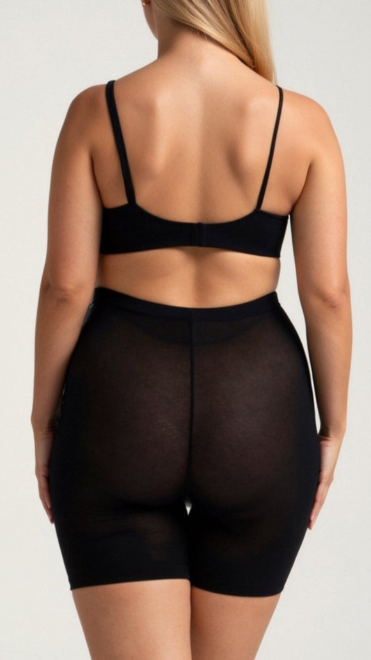 Shorts de Cintura Baja Sin Costuras