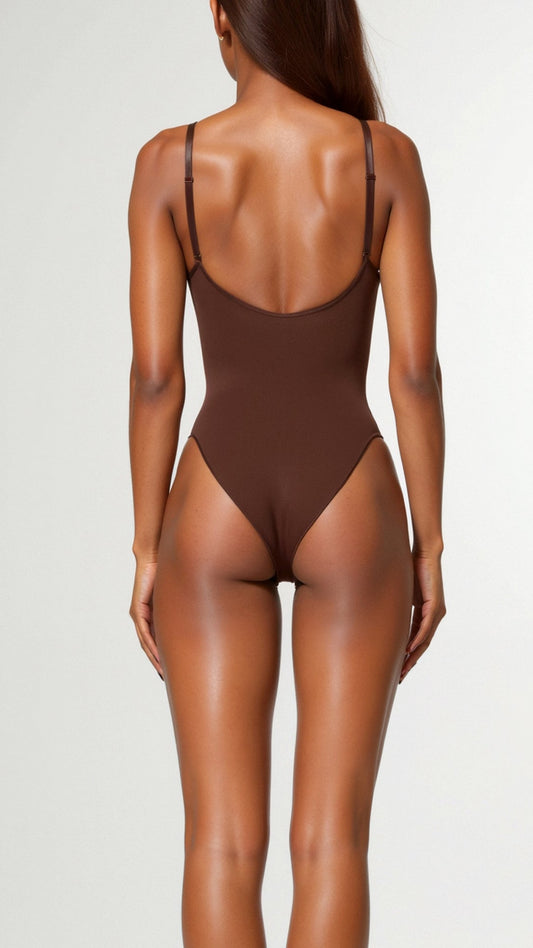 Body Thong Sin Costuras de Lujo