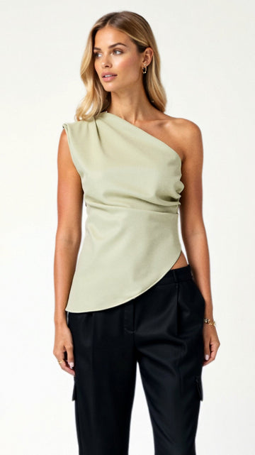 Blusa de Un Solo Hombro Selene