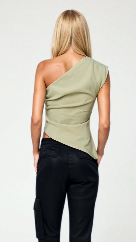 Blusa de Un Solo Hombro Selene